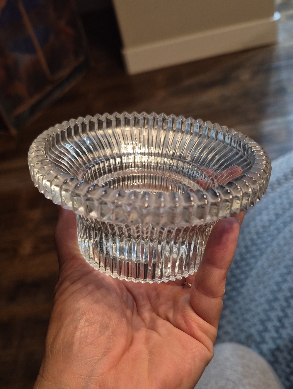 Indiana Glass Company Candle Holder/Fairy Lamp Bottom